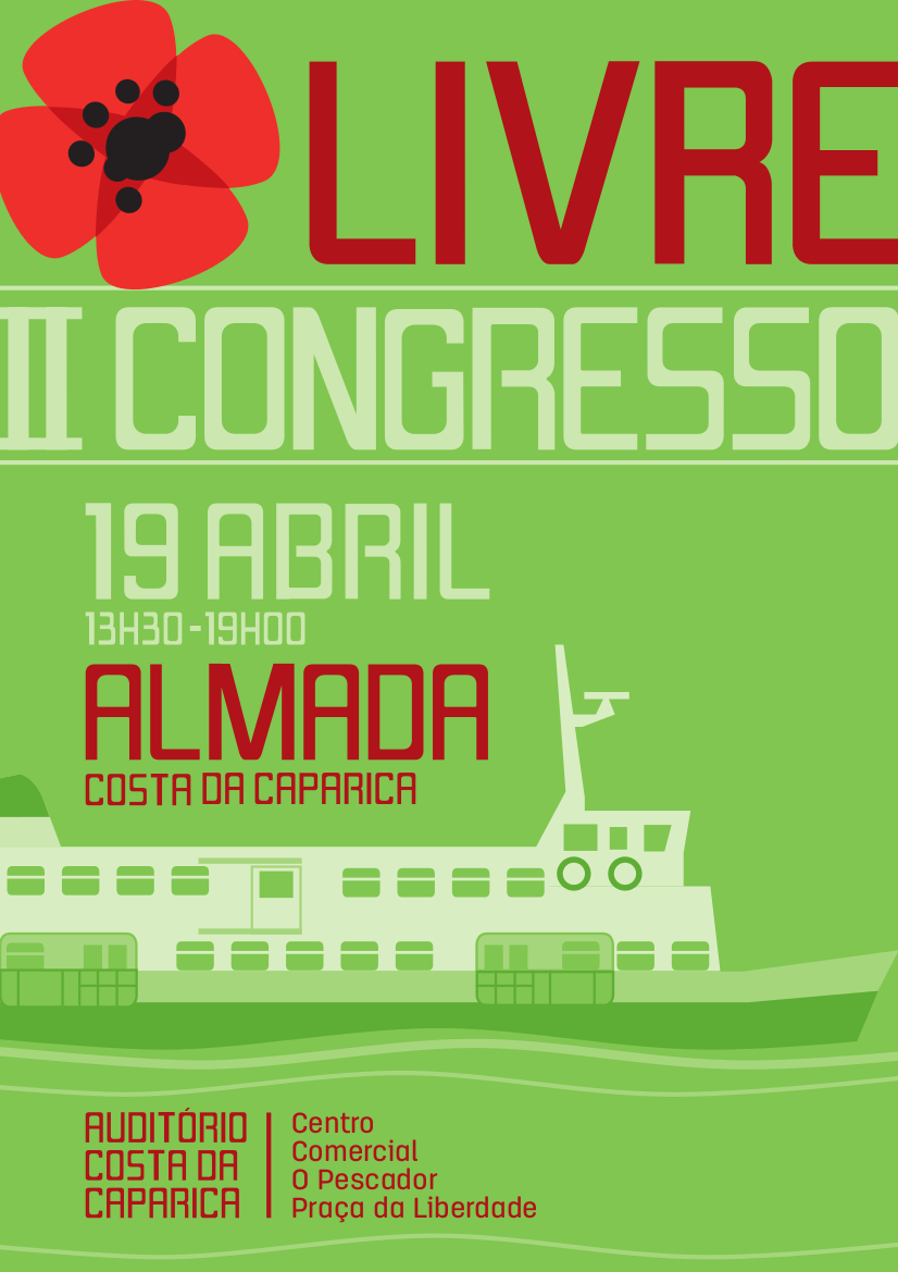Cartaz do II Congresso do LIVRE