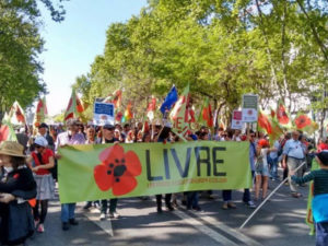 Descida da Av. da Liberdade, Lisboa – 25 de Abril