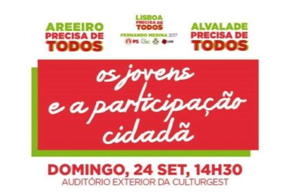 Debate Os Jovens e a Participação Cidadã – 24 setembro – Lisboa