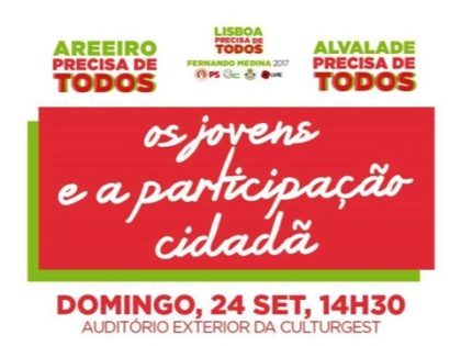 Debate Os Jovens e a Participação Cidadã – 24 setembro – Lisboa