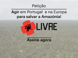 Petição: Agir, em Portugal  e na europa, para salvar a Amazónia
