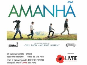 24 setembro – Vila Real: Cinema “Amanhã” e Conversas LIVRE