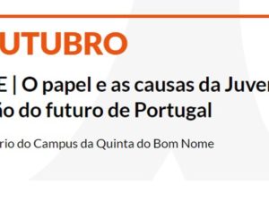 2 outubro – Debate O papel e as causas da Juventude na definição do futuro de Portugal