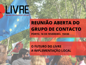 16 fevereiro: Reunião Aberta do Grupo de Contacto no Porto