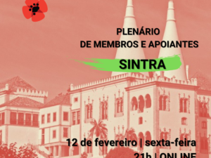 12 fevereiro – Plenário de Membros e Apoiantes de Sintra