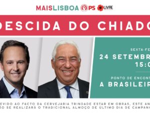 24 setembro – Encerramento Campanha Coligação “Mais Lisboa”
