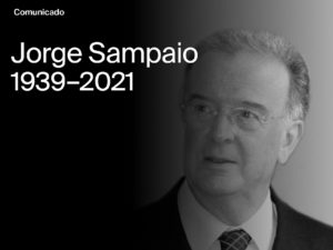 Nota de pesar pelo falecimento do Presidente Jorge Sampaio
