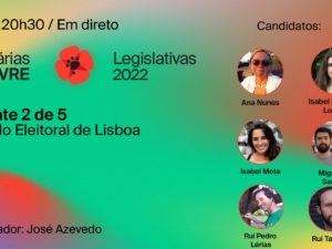 18 novembro – Debate Primárias do LIVRE: Lisboa (2 de 5)