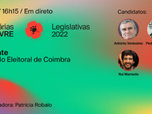 20 novembro – Debate Primárias do LIVRE: Coimbra
