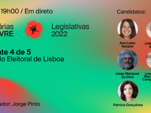 21 novembro – Debate Primárias do LIVRE: Lisboa (4 de 5)