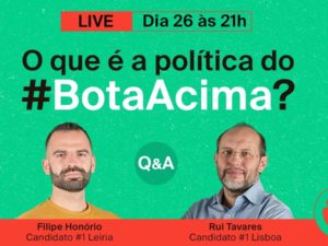 26 janeiro – Leiria: Direto sobre a política do #BotaAcima