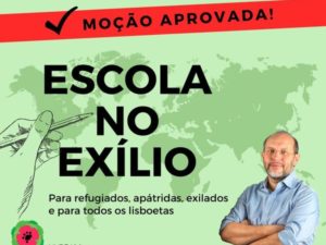 Lisboa: aprovada a moção Escola no Exílio