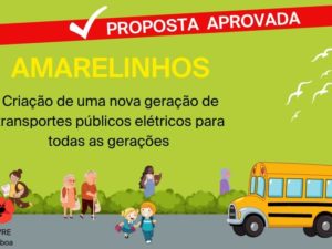 Lisboa: Proposta do LIVRE para nova modalidade de transporte público – Amarelinhos – aprovada, na CML, por unanimidade