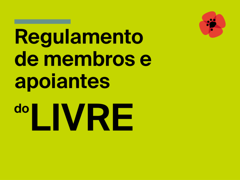 Regulamento de membros e apoiantes do LIVRE