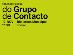19 novembro – Reunião Pública do Grupo de Contacto