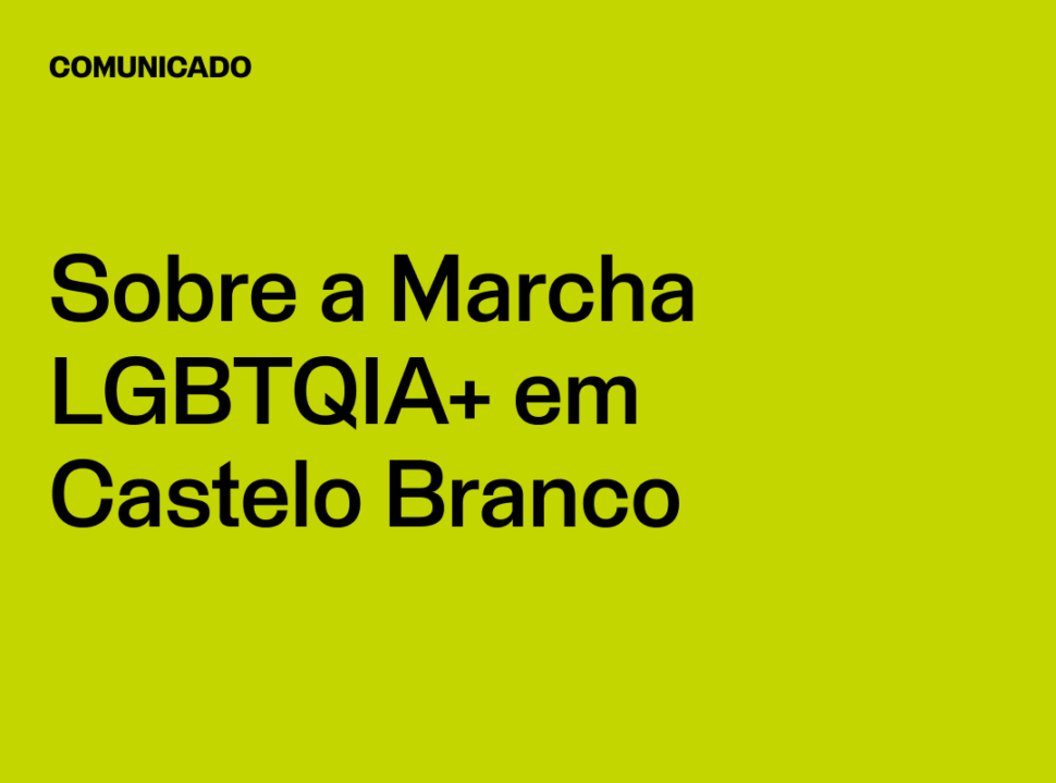 LIVRE sobre a Marcha LGBTQIA+, em Castelo Branco, 2024