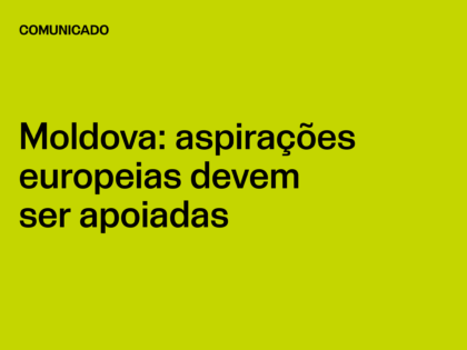 Moldova: aspirações europeias devem ser apoiadas