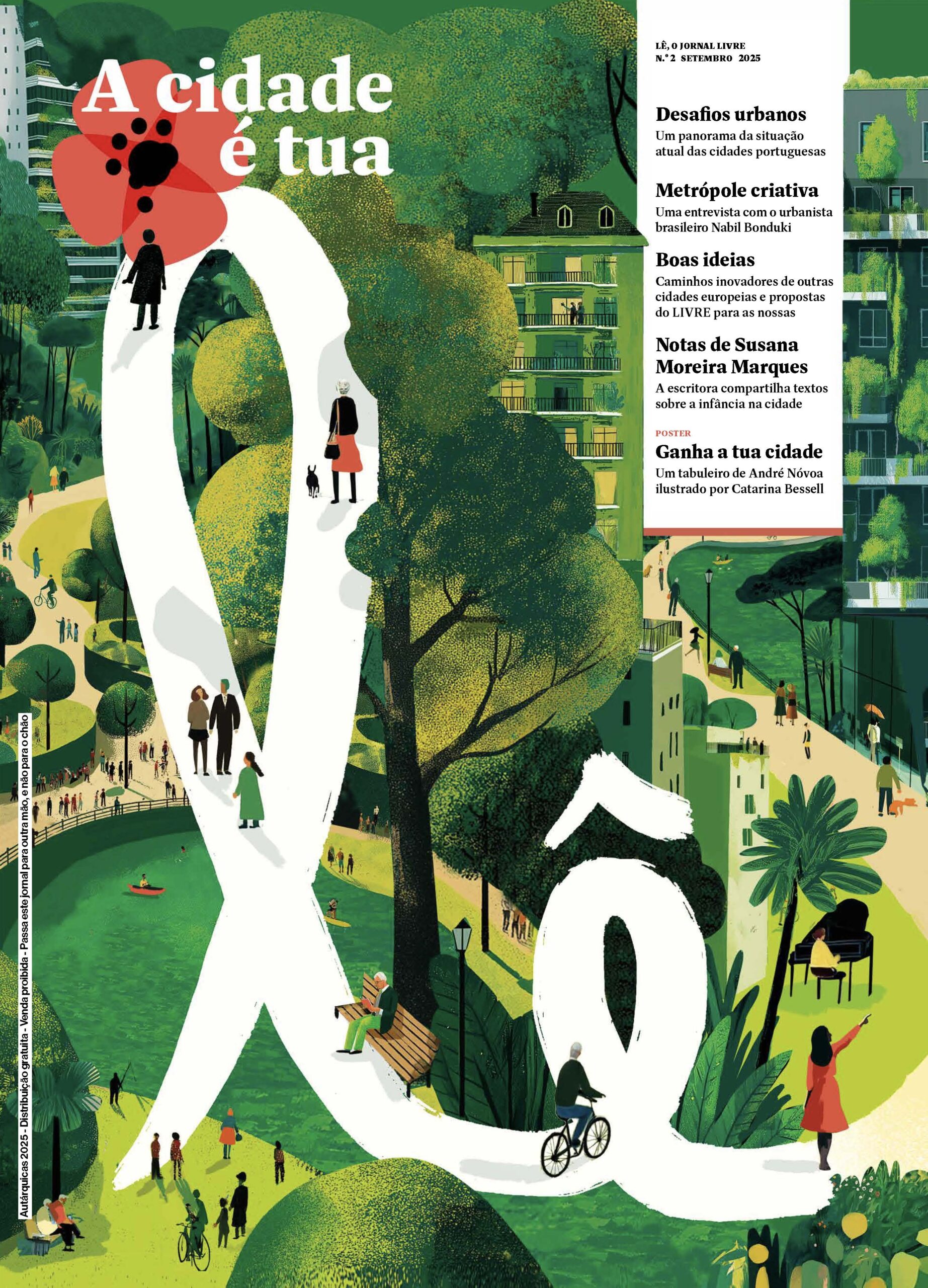 Capa da 2.ª edição do jornal Lê.
