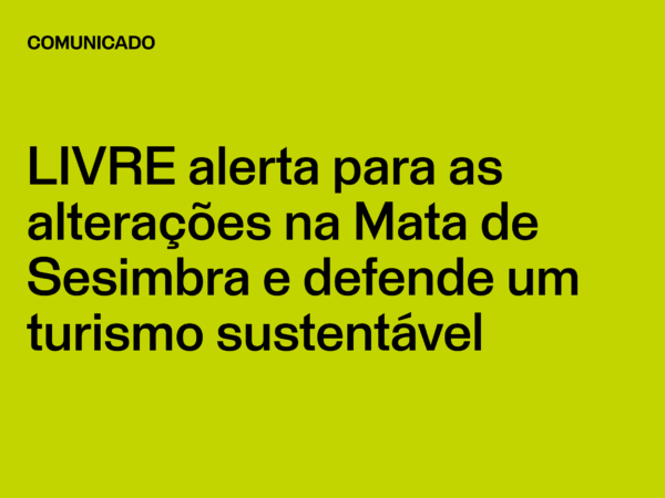 LIVRE alerta para as alterações na Mata de Sesimbra e defende um turismo sustentável
