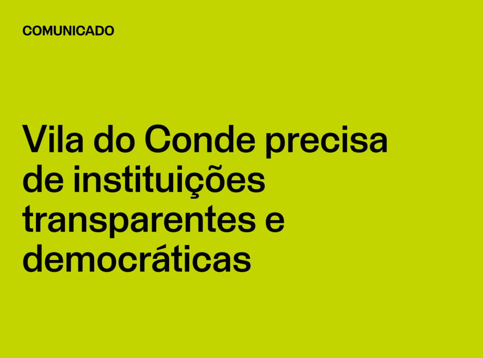 Comunicado: A democracia local fortalece-se com a comunidade e com compromisso, reiterando-se que o LIVRE fará um acompanhamento exigente aos trabalhos do executivo.