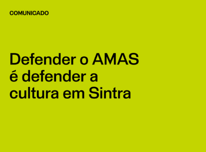 Defender o AMAS é defender a cultura em Sintra